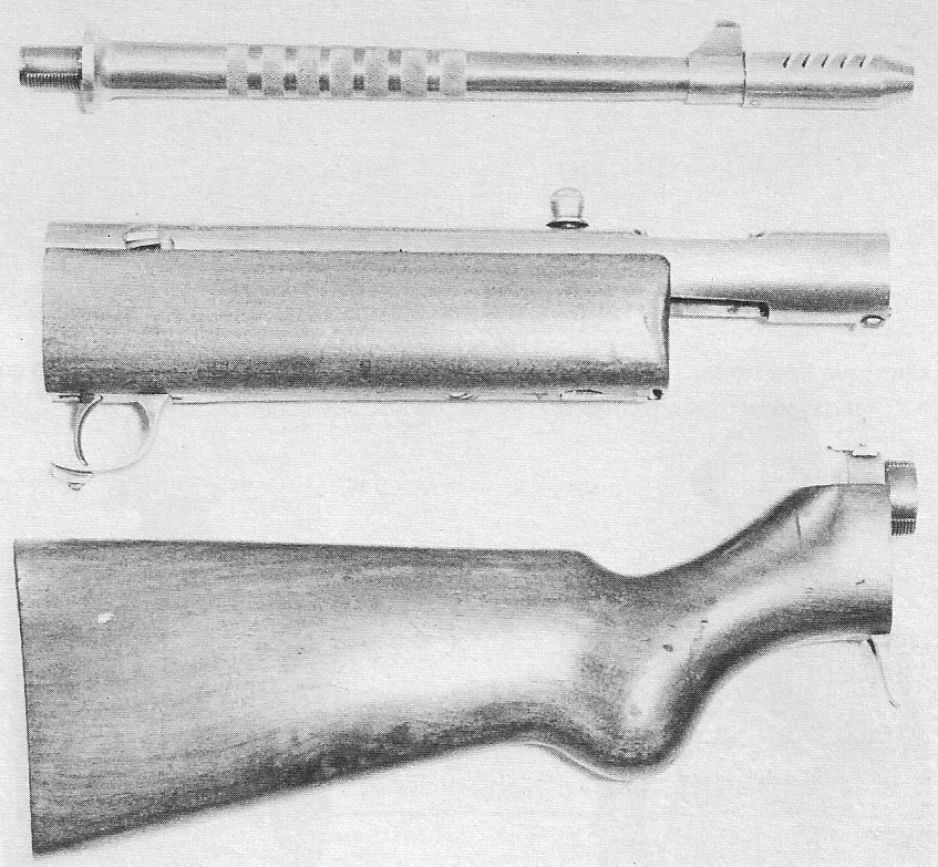 Sedgley takedown gun collapsed